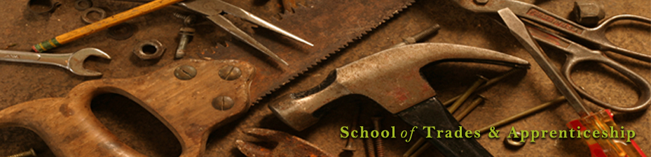 School of Apprenticeship & Trades Banner